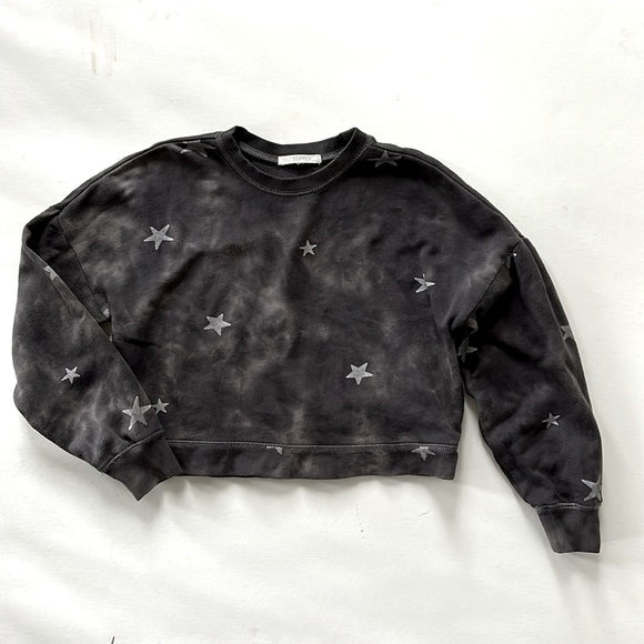 Z Supply Other - Girls Z Supply Tie Dye Star Cropped Sweatshirt
